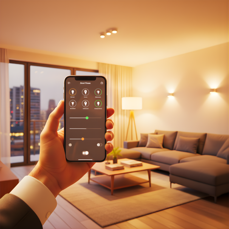 mobile control smart lights